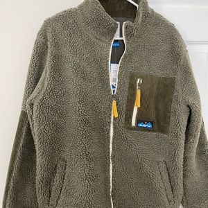 Kavu Womens Sherpa Jacket- Olive Green - Medium